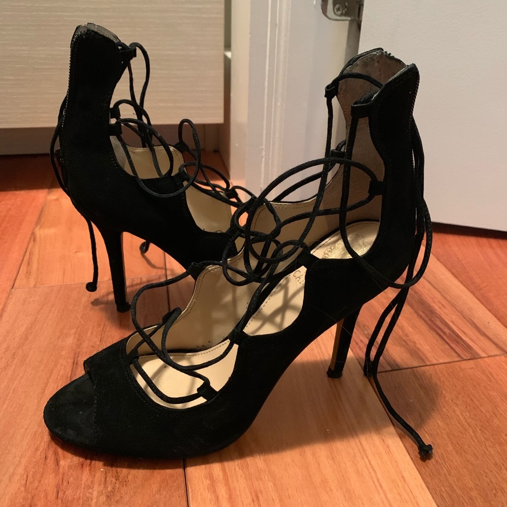 Vince Camuto lace up heels